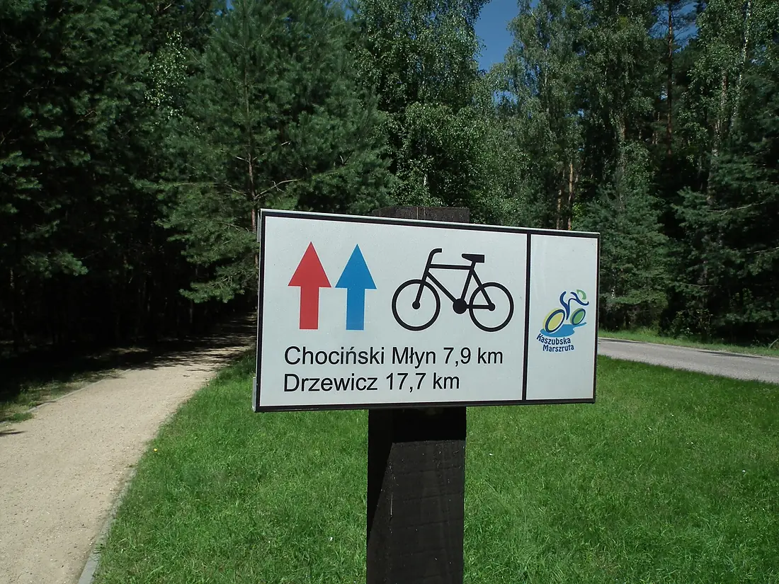 Bachorze, cycling trail