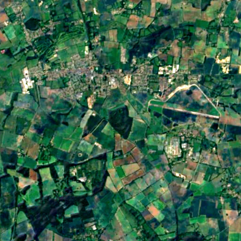 Wayland Wood seen from above (Sentinel-2)