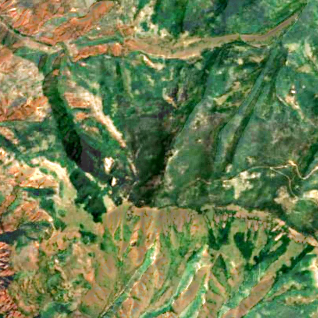 White River National Forest seen from above (Sentinel-2)