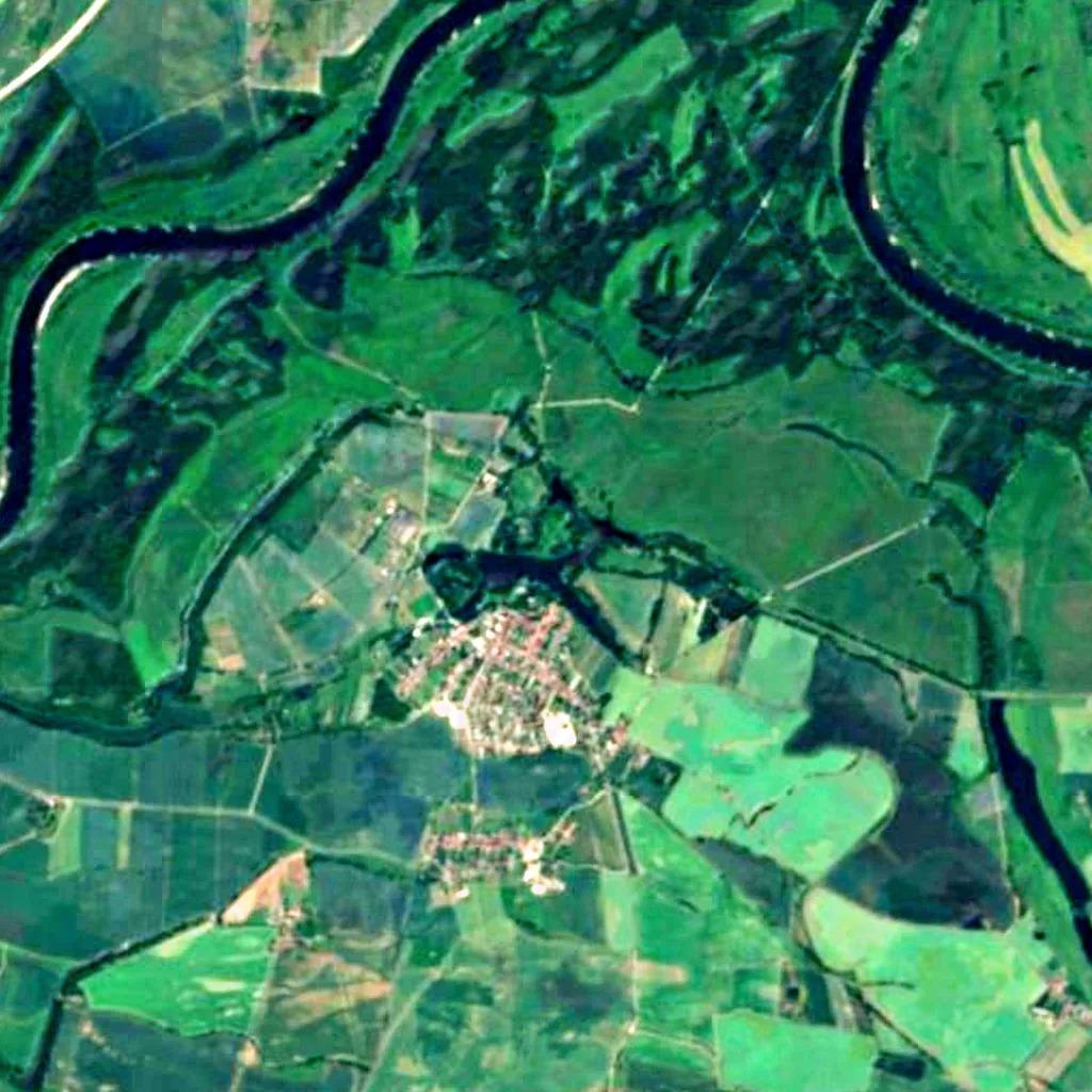 Wörlitzer Park seen from above (Sentinel-2)