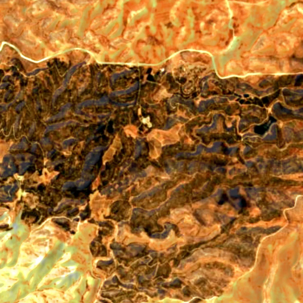 Yatir Forest seen from above (Sentinel-2)